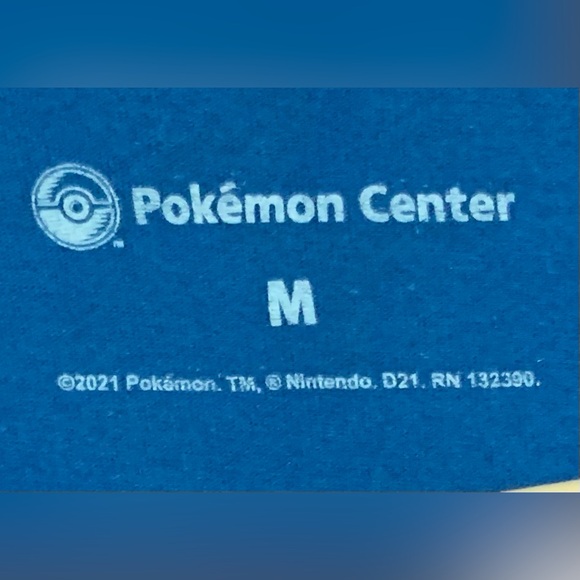 Pokemon Center - Snorlax And Pikachu Blue On Blue Tshirt - Medium - Picture 8 of 9